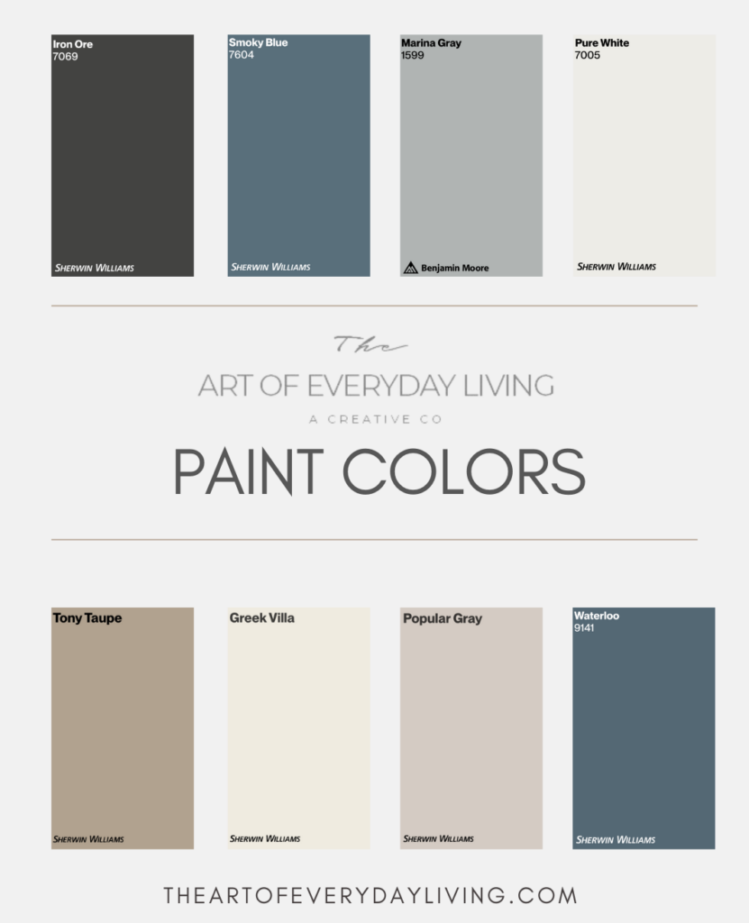The Art of Everyday Living Paint Colors